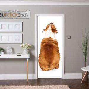 deursticker engelse bulldog rug